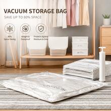 Vacuum Compression Storage Bags For Down Jackets, Quilts, Clothes, Clothing Organizer, Household Air-Suction Quilt Bags,Travel Essential,Room Décor - View 8