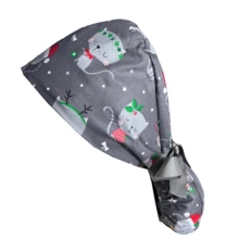 Cute Cartoon Floral Print Polyester Work Hat, Sports & Home Wear, All Seasons - Long Hair Hat - View 13