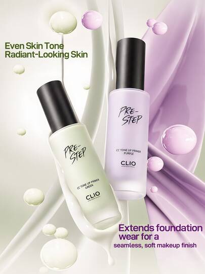 CLIO CC Foundation - Lightweight, Provides Coverage, Brightens And Evens Out Dullness. Perfect For Busy Professionals To Quickly Create A Natural Makeup Look.