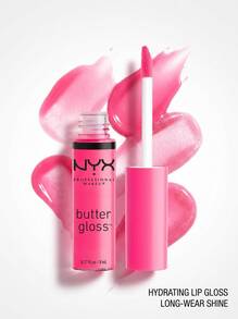 NYX 黄油唇彩夏日水果 0.27 盎司/8 毫升 彩妆唇彩 唇彩 珊瑚粉色调 顺滑配方 明亮光泽 不粘腻 非常适合夏季造型 女朋友 妻子 母亲 朋友 生日 毕业派对 旅行 露营 户外 学校 校园旅行 节日 周年纪念 秋季 秋季 万圣节 秋季造型 - 夏季水果 - 查看 1