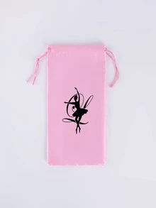 1pc Dance Shoe Storage Bag, Ballet Organizer Bag, Satin Ballet Shoe Bag, Dance Shoe Bag, Ballet Accessories, Girls Ballet Gear - Multicolor - View 16