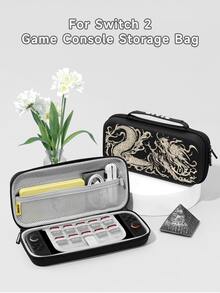 Jemdura, Dragon Element Fashion Black Dragon Pattern Protective Case, Suitable For Switch2 2025, SwitchOLED/Switch N Protective Case, Game Console Storage Bag, Card Slot Base Protective Case, Game Console Accessory Protective Cover, Romantic Surprise Gift Compatible With Switch Players - Multicolor - View 5