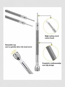 26pcs Watch Repair Kit With Strap Tools, Battery Tool, Case Opener, And 20 Spring Bars For Watchmakers & DIY. - Blue - View 11