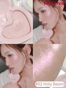 lilybyred K-Beauty Luv Beam 高光遮瑕粉，细腻粉状高光，质地光泽，轻盈顺滑，修饰脸型，提亮肤色，增强肌肤透明度，打造水润光泽妆容，美妆产品 - 02 #Holy Beam - 查看 1