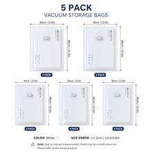 Vacuum Compression Storage Bags For Down Jackets, Quilts, Clothes, Clothing Organizer, Household Air-Suction Quilt Bags,Travel Essential,Room Décor - View 22