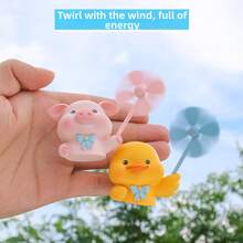 AD Cartoon Animal Windmill Car Air Vent Aromatherapy, Air Outlet Decorative Ornament, Long-Lasting Gentle Fragrance Car Interior Accessory - Pet-friendly Aromatherapy - View 3