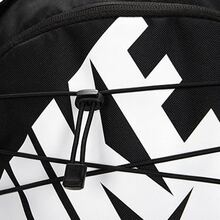 Nike Hayward Lace-Up Logo Fabric Sporty Backpack/Shoulder Bag, Regular Style, Unisex, Black - Black - View 5