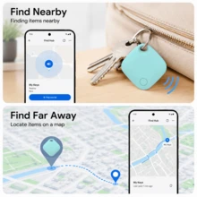 RSH 4pcs Smart Tags For Android, Compatible With Android Find Hub APP (Android System Only, System Requirements 9+), Smart Tracker Wireless Anti-Lost Item Locator, Suitable For Keys, Wallet, Backpack, Tablet - Multicolor - View 5