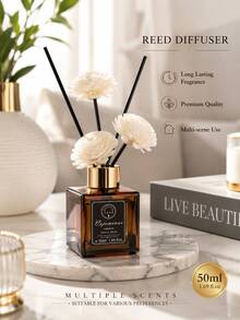 Multi-Fragrance Reed Diffuser, Long-Lasting Home Fragrance, Oud & Sandalwood, Floral & Fruity, Suitable For Bedroom, Living Room, Bathroom, Office, Hotel Decoration Gift, Holiday Essential, Camping Essential - Multi Scents - View 11
