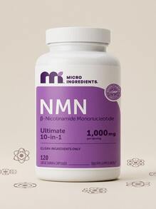 Micro Ingredients NMN Complex 1000mg 120 cápsulas vegetarianas - 120 Vegetarian Capsules - Ver 1