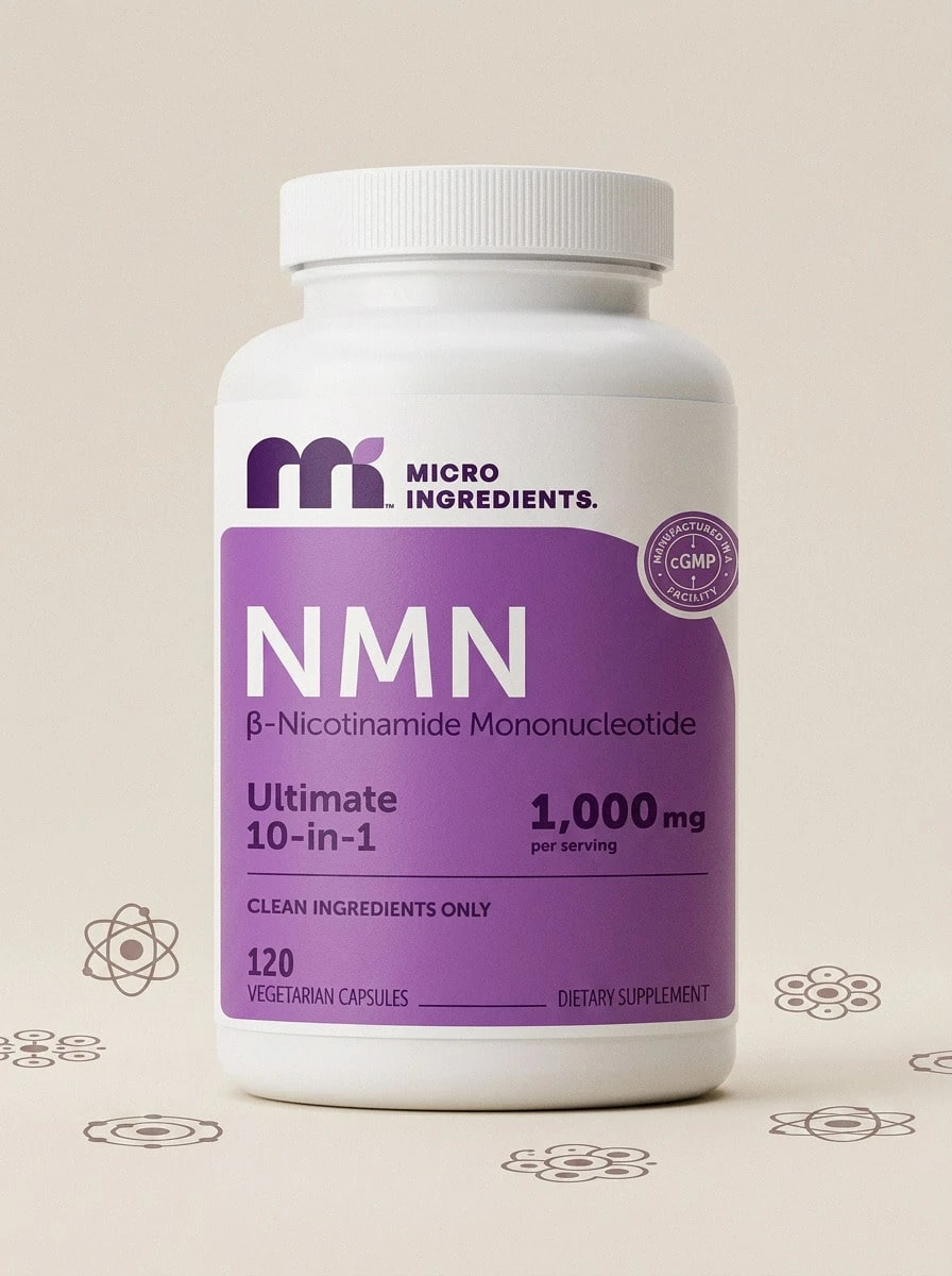 Micro Ingredients NMN Complex 1000mg 120 cápsulas vegetarianas - 120 Vegetarian Capsules - Ver 1