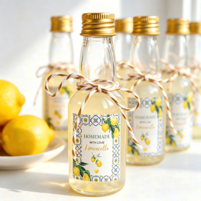 50 Sets Party Favor Small Plastic Bottles, 60ml Reusable Plastic Bottles With Gold, Suitable For Weddings, Parties, Bachelorette Parties, Home And Party Table Decor