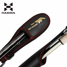 HASIDA 便攜式釣竿保護套，黑色高彈性魔鬼氈綁帶，便攜式釣竿肩帶，附環釣竿餌固定帶 - 黑色 - 查看 2