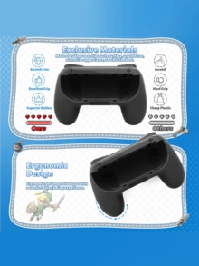 2pcs Switch Controller Grip Covers, Universal Switch Controller Stand Set, Anti-Slip Durable Game Controller Holder, Shock-Absorbing Gaming Accessories, Compatible With Switch, OLED, Lite, Joy-Con And Pro Controllers - View 7