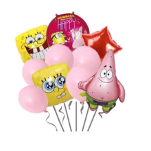 SpongeBob SquarePants New SquarePants Cartoon Anime Party Birthday Party Foil Balloon Decoration Background Supplies - As Shown In the Figure - View 12