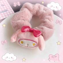1pc Cartoon Theme Cute Hair Scrunchie, Non-Slip Headband, New Cute Pink Cartoon Hair Tie, Women's Vacation Outfit, Cute Cartoon Hair Clip, Fashion Accessory, Hair Accessory, Hairstyle Tool, Curly Hair Accessory, Autumn, Travel, Hairstyle Tool, Hair Care Product, Autumn, Women's Hair Accessory, Perfect Gift For Family, Friends And Classmates! Hair Accessory, Home Bathroom Decor, Autumn Decor, Back To School Season - Multicolor - View 13
