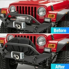 Black Thick Waterproof Soft Winch Dust Capstan Cover 600D Driver Recovery 8000-17500 Lbs Trailer SUV Universal - A - View 9