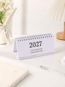 2027長版日曆，創意馬卡龍色系每日行程規劃本，金屬線圈裝訂可翻頁，返校季 - 彩色 - 查看 18