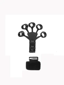 1/2/3 piezas Ejercitador de dedos con resistencia ajustable, entrenador de agarre de mano para entrenamiento de músculos del brazo y la palma, adecuado para atletas y uso diario para mejorar la fuerza de agarre, gimnasio - Multicolor - Ver 9