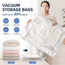 Vacuum Compression Storage Bags For Down Jackets, Quilts, Clothes, Clothing Organizer, Household Air-Suction Quilt Bags,Travel Essential,Room Décor - View 2
