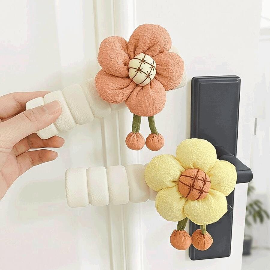 Sunflower Door Handle Cover, Sunflower Door Handle Bumper - Multicolor - View 1