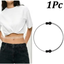 1/2/3/4/6/8 cái đai thắt lưng điều chỉnh eo co giãn cho áo và quần, tùy chỉnh độ dài vừa vặn, phù hợp cho áo sơ mi, áo thun, chân váy, sửa nhanh quần áo, dùng cho hằng ngày và dịp trang trọng, tôn dáng tổng thể - Nhiều màu - Xem 16