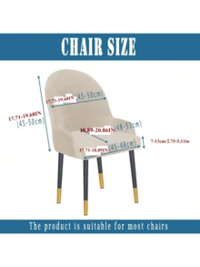 1PC Velvet Curved Armchair Cover Stretch Dining Room Chair Cover Semicircle Seat Slipcover Furniture Dust Cover For Hotel Home - Multicolor - View 2