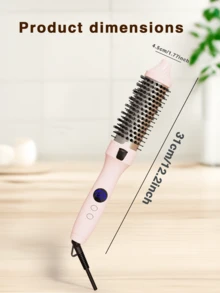 GENAI Electric Thermal Brush, Straight & Curling Two-In-One + Negative-Ion Care And Anti-Frizz With Fast Heating And Stable Temperature, Hair Straightening Brush For Daily Home Styling, Travel Friendly, Salon-Quality Results, Perfect Holiday Gift - US A Type Plug(110-127V) - View 10