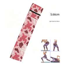 2 Levels Anti-Slip Hip Resistance Band Set, Suitable For Squats, Yoga, Glute & Leg Training Elastic Butt Lift Fitness Bands - Multicolor - View 2