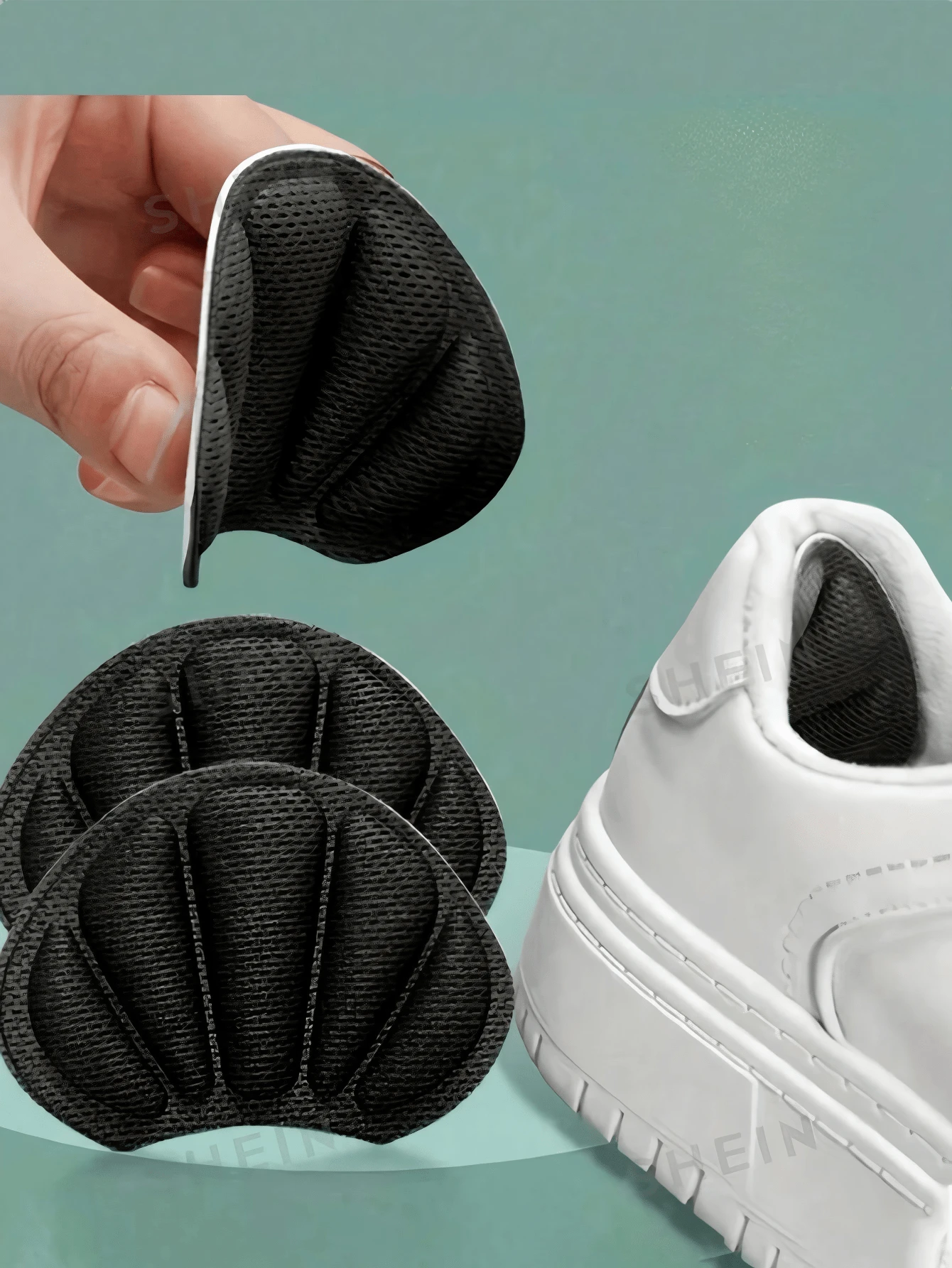 8pcs Reusable Adhesive Soft Heel Protectors - Unisex Casual Shoes, Sandals And Sneakers Anti-Slip Pads - Suitable For Oversized Shoes To Improve Fit And Foot Care Stickers (16/8/4/2/1pc) Available - A - View 1
