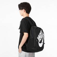 Nike Hayward Lace-Up Logo Fabric Sporty Backpack/Shoulder Bag, Regular Style, Unisex, Black - Black - View 2