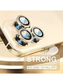 XINHONGYU 6件組防刮超清晰鋼化玻璃相機鏡頭保護貼，適用於 iPhone 17 Pro Max/17 Pro/17 Air/17、16 (6.1 吋) 與 16 Plus (6.7 吋)，9H 鋼化玻璃金屬環保護貼，高畫質透明，相容 iPhone 15 Pro Max、14 Plus、13、12、11、15 Pro、15 Plus、14 Pro，完美貼合 (金色) - 金色 - 查看 7