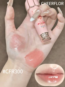 CHEERFLOR 梦幻音乐盒系列唇彩，闪亮妆效，滋润显色，蕴含霍霍巴籽油和牛油果油滋养双唇，持久显色，轻盈液体唇膏，适合日常妆容。 - CFR300 - 查看 11