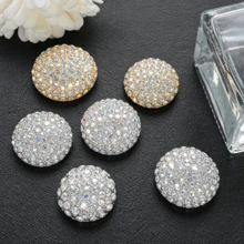 3PCS Luxury Round Starry Metal Buttons Fur Mink Coat Jacket Decoration Hand-Sewn Buttons Versatile DIY Accessories - 3pcs - View 3