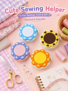 Cute Retractable Measuring Tape Set, Portable Mini Sewing Ruler For DIY Craft, Tailoring & Daily Measuring - A - View 5