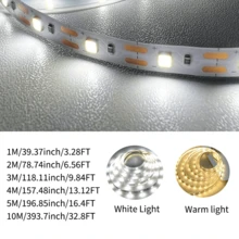 Battery Powered Under Cabinet LED Light Strip Warm White, Flexible LED Light Strip Suitable For Kitchen Cabinet Countertop Shelf Lighting Home Decor (Battery Not Included) - Battery Box LED Light Strip - View 9