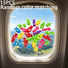 Cute Number/Letter Design, Color Recognition, Letter Recognition, Number Recognition, Window Travel Stress Relief Toy, Perfect Gift For Boys And Girls, Early Education Puzzle Toy For Kids - 15pcs/26pcs/41pcs/60pcs/Set - Multicolor - View 6