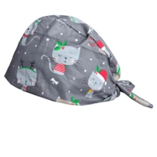 Gorra de trabajo con estampado de flores de dibujos animados lindos, de fibra de poliéster, para deportes y uso doméstico, para todas las estaciones - tapa de cola - Ver 14