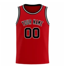 2 Packs Custom Basketball Jersey Personalized Men Tank Top, Custom Team Name Number Sports Uniform Sleeveless Shirts Set, Royal Blue Red Varsity Kit - Multicolor - View 5