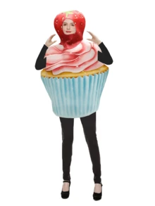 Strawberry Cake Cosplay Costume For Women, Sweet And Cute Halloween Party Outfit, Carnival Fancy Dress - Multicolor - View 8