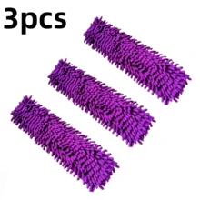 3pcs New Chenille Mop Replacement Pads, Reusable Mop Pads, Replaceable, Washable Microfiber, Dual-Use Dry & Wet Mop For Wood Floors And Tiles, Best For Cleaning Floors And Various Surfaces (Mop Handle Not Included). Cleaning Supplies, Apartment Essentials, Kitchen Essentials, Home Goods - Cloth Cover - View 15
