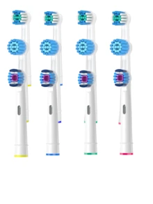 12pcs Black/White 1cm Diameter Electric Toothbrush Replacement Heads For Deep Cleaning, Compatible With Pro 1000/9600/5000/3000/8000/Genius And Smart Electric Toothbrushes - 查看 16