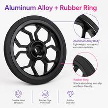 VXM Folding Bicycle Small Cloth Easy-Ride Wheel Bearing Axle Enlarged 80mm Universal Push Wheel - Multicolor - View 5