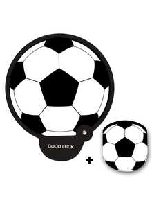 1pc Folding Handheld Football Fan, Essential For Football Fans, Party Decoration, Summer Gift, Must-Have For Watching Games, Cheer For Football - Multicolor - View 8