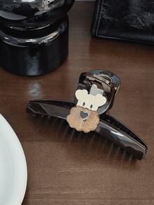 1pc Cute Puppy Cartoon Large Hair Claw Clip, High Quality New Premium Hair Claw Hair Accessory For Thick Hair - Multicolor - View 4