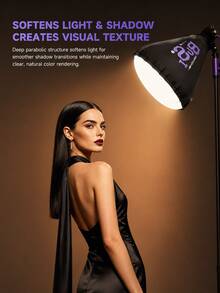 Bussi DH01-40 Softbox Inflable, Almacenamiento Portátil Plegable para Exteriores, Inflado Rápido en 30s, Incluye Juego de Lentes Fresnel, Compatible con Montura Godox, Perfecto para Iluminación de Retrato, Transmisión en Vivo, Cosplay y Fotografía de Productos (Bomba de Aire No Incluida) - Ver 9