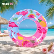 Naturepeak Pelampung Renang Tiup Motif Flamingo & Nanas untuk Dewasa, Ukuran Ekstra Besar & Tebal, Pelampung Unisex, Pelampung Portabel untuk Dipelihara di Bawah Lengan, Bahan PVC, Cocok untuk Olahraga Air Musim Panas, Pesta Kolam Renang, Pesta Pantai, Kolam Renang, Pantai, Liburan Musim Panas, Kolam Renang Tiup - Pinyin ganda - Flamingo - View 14