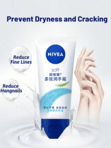 NIVEA 50ml/1.76 Fl Oz Moisturizing Multi-Effect Hand Cream, Helps Reduce Cracked Skin, Minimize Fine Lines, Prevent Dryness And Cracks, Nourish Soft Skin. German Formula - Multi-effect - View 8