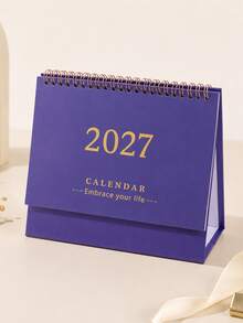 2027年極簡風桌上日曆，每日行程記錄日誌，適合學習與辦公使用，送給朋友的禮物 - 彩色 - 查看 21