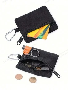 XD Multifunctional Children's Outdoor Wallet, Casual Coin Purse, Mini Zipper Waist Bag Storage Pouch, Multiple Uses, Travel Essential, Kids Love It - Multicolor - View 3
